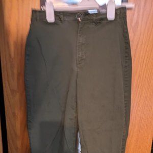 Old Navy Olive Extra High Rise Wide Leg pants